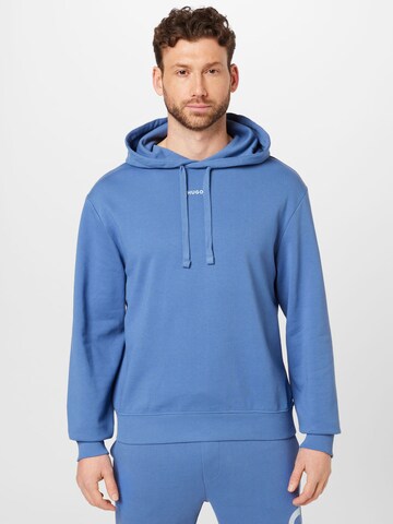 HUGO Sweatshirt in Blauw: voorkant