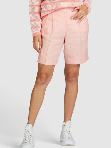 MARC AUREL Loose fit Pants in Pink: front