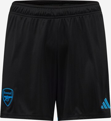 ADIDAS PERFORMANCE Workout Pants 'FC Arsenal 23/24' in Black: front