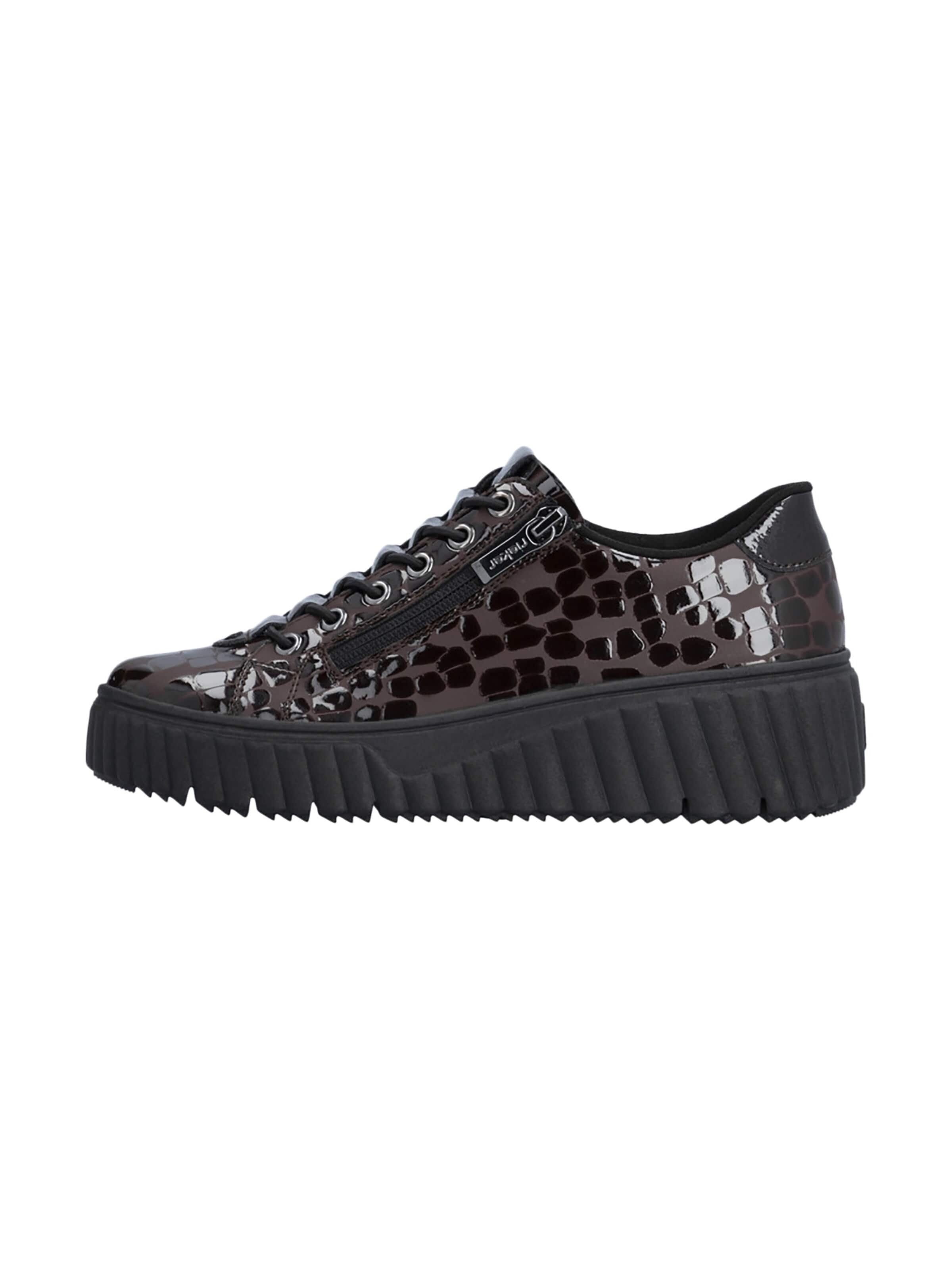 Rieker - Calzado deportivo con cordones 'Lando Low-Top-Sneaker aus Leder' en marrón: frente