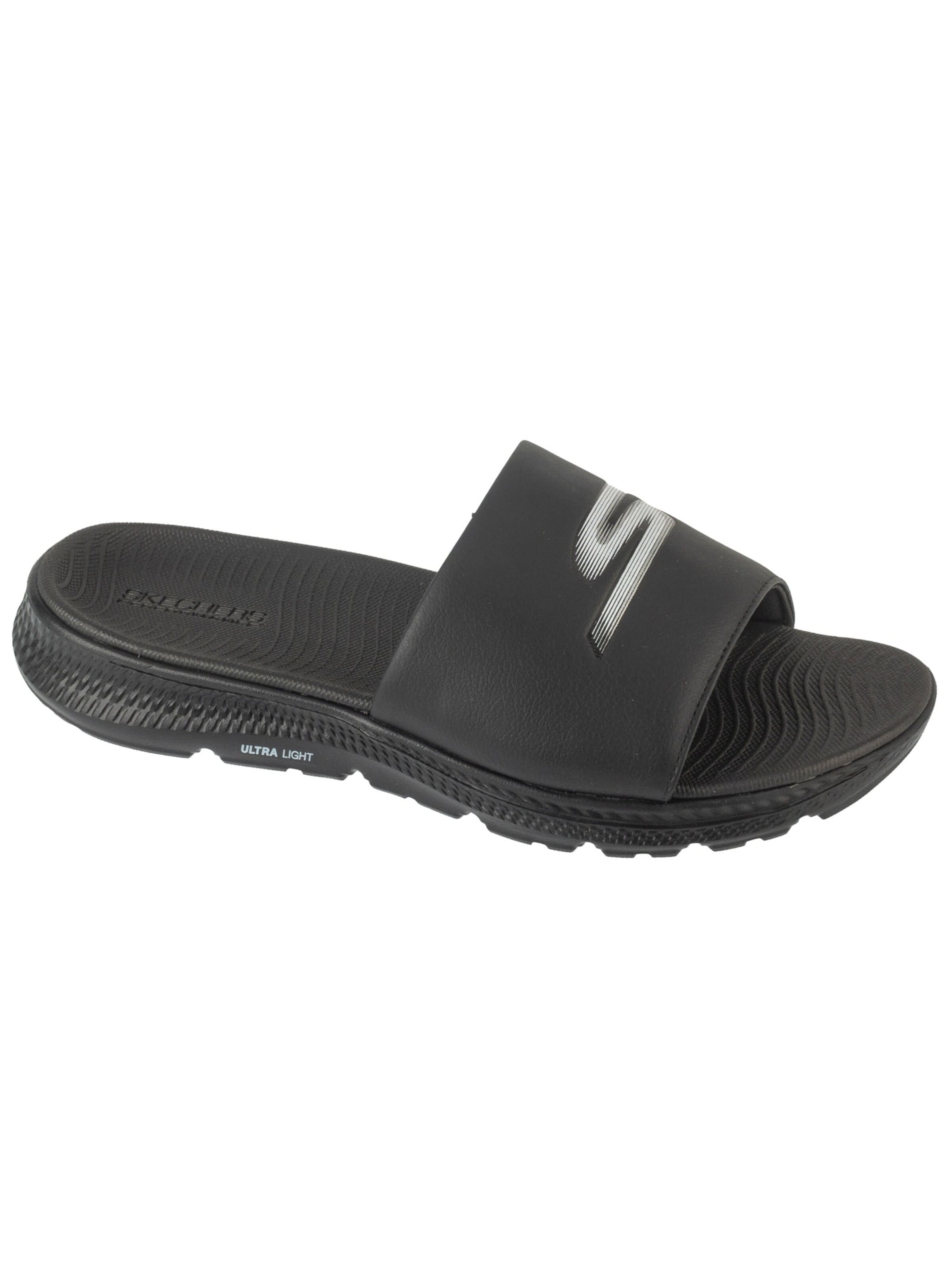 Claquettes / Tongs 'On-The-Go Go Consistent Sandal 2.0 - Culver' SKECHERS en noir : devant