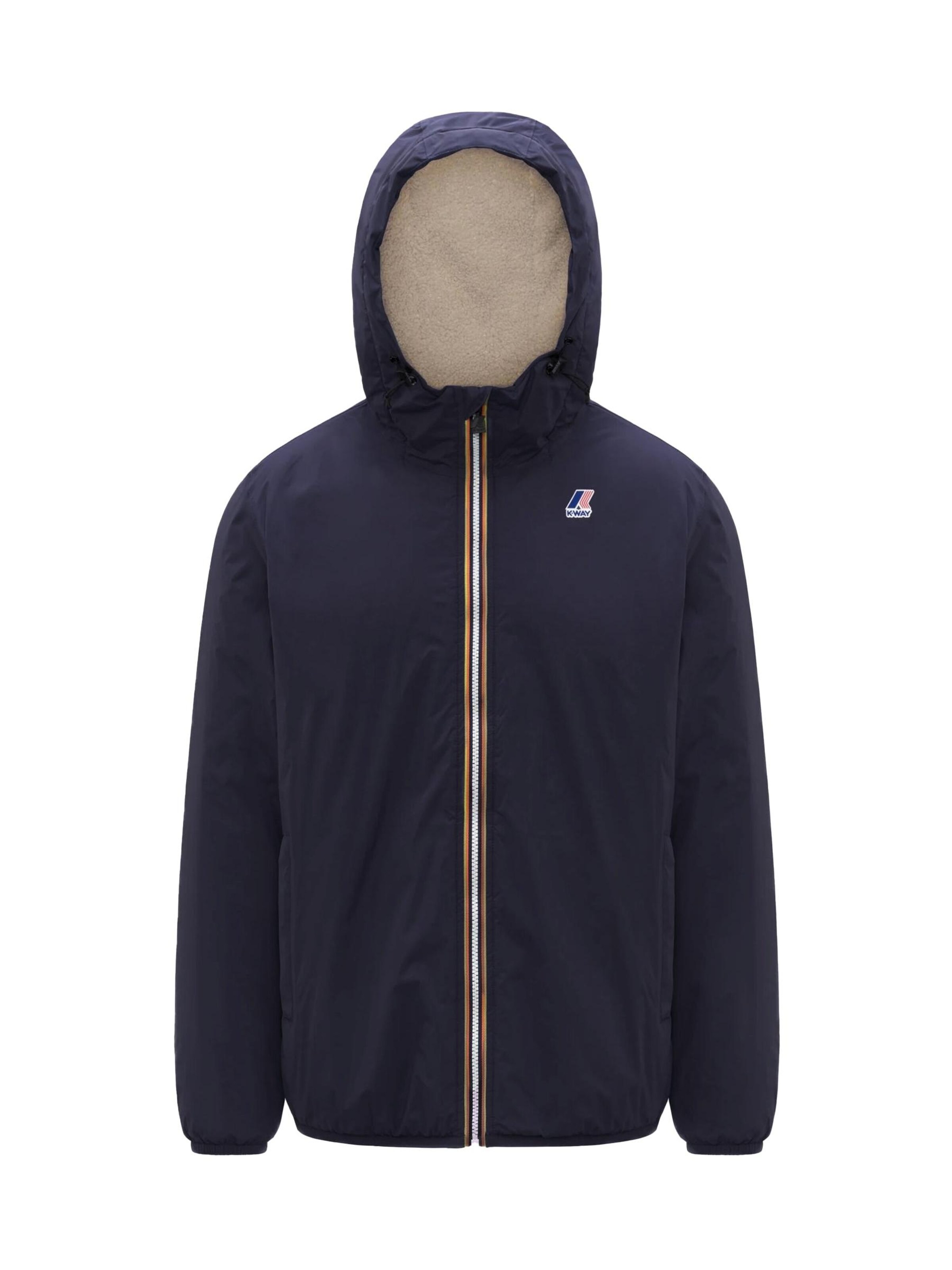 K-Way Winterjas 'K-WAY LE VRAI 4.0 CLAUDE' in Blauw: voorkant
