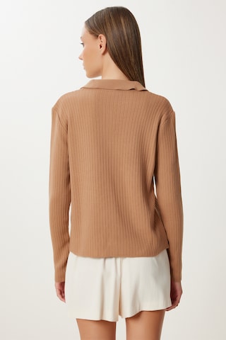 Happiness İstanbul Kardigán - Hnedá