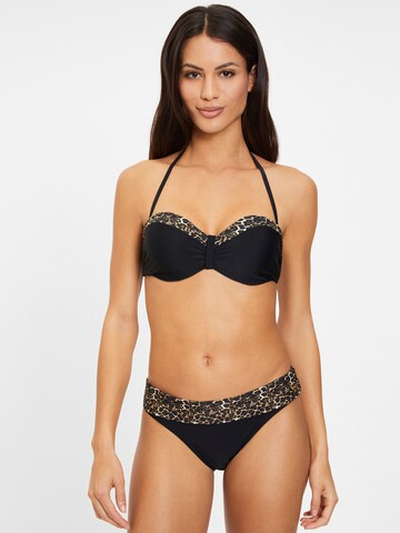 LASCANA Bandeau Bikini top 'Adele' in Black: front