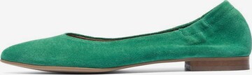 Bianco Ballet Flats in Green: front