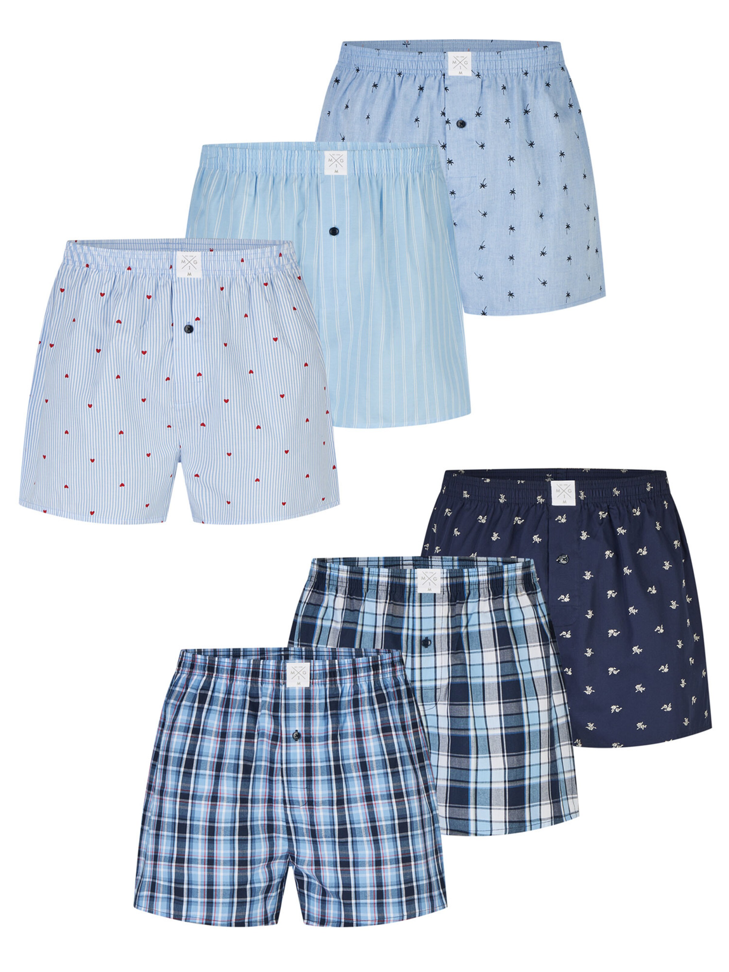 MG-1 Boxer shorts ' Classics ' in Mixed colors: front