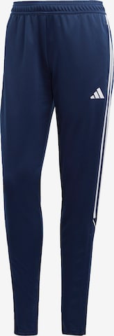 Regular Pantalon de sport 'Tiro 23' ADIDAS PERFORMANCE en bleu : devant