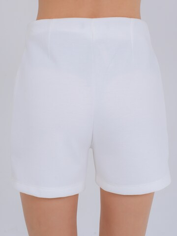 Regular Pantalon ' Lein ' FRESHLIONS en blanc