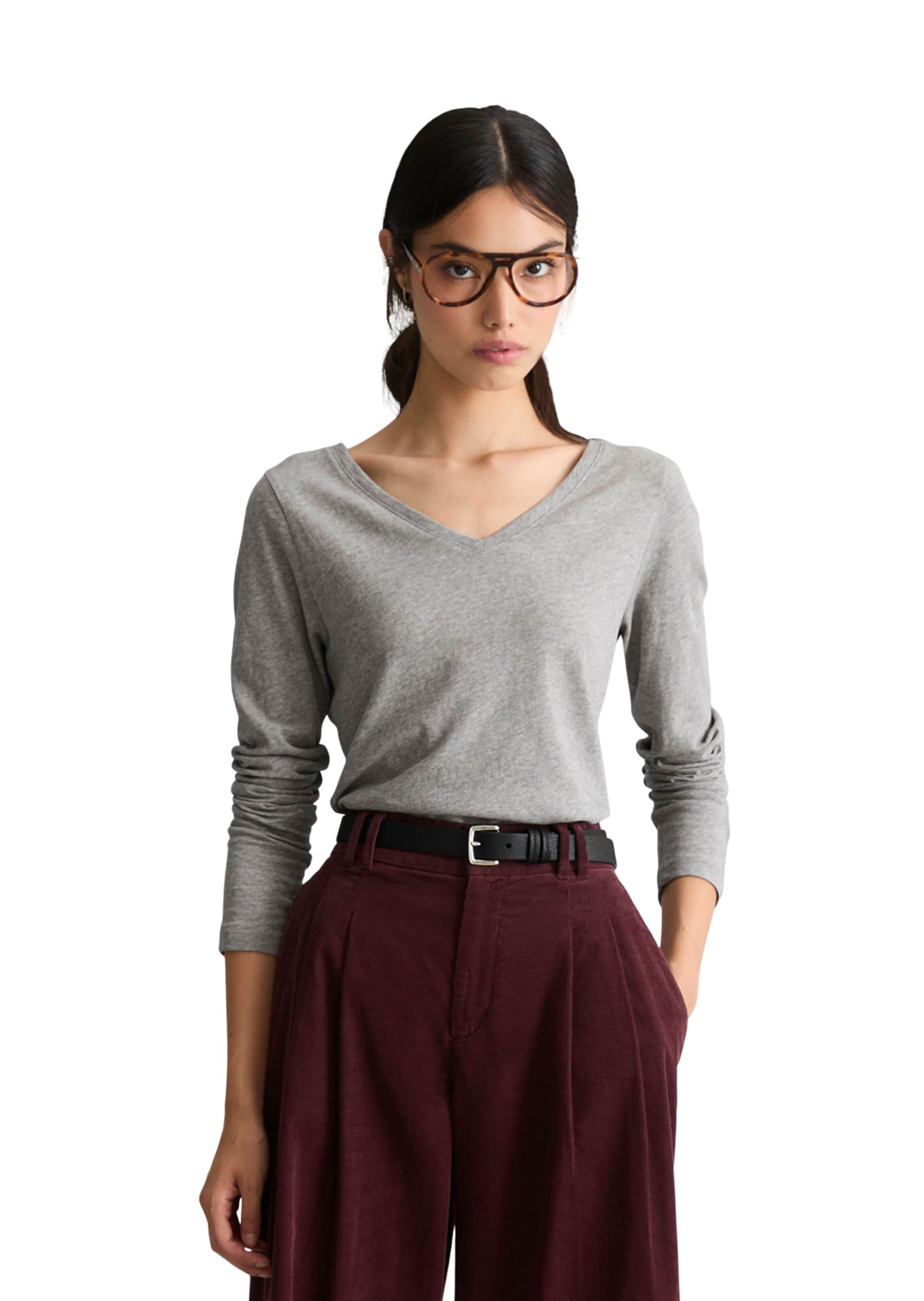 Marc O'Polo DENIM Shirt in Grey: front