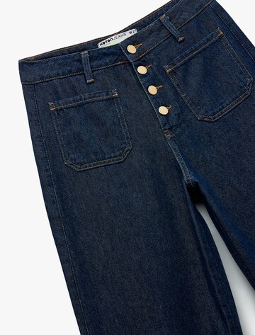 Koton Wide Leg Jeans in Blau