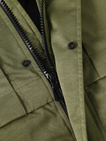 ALLTHEMEN Winter Coat 'Eishauch' in Green