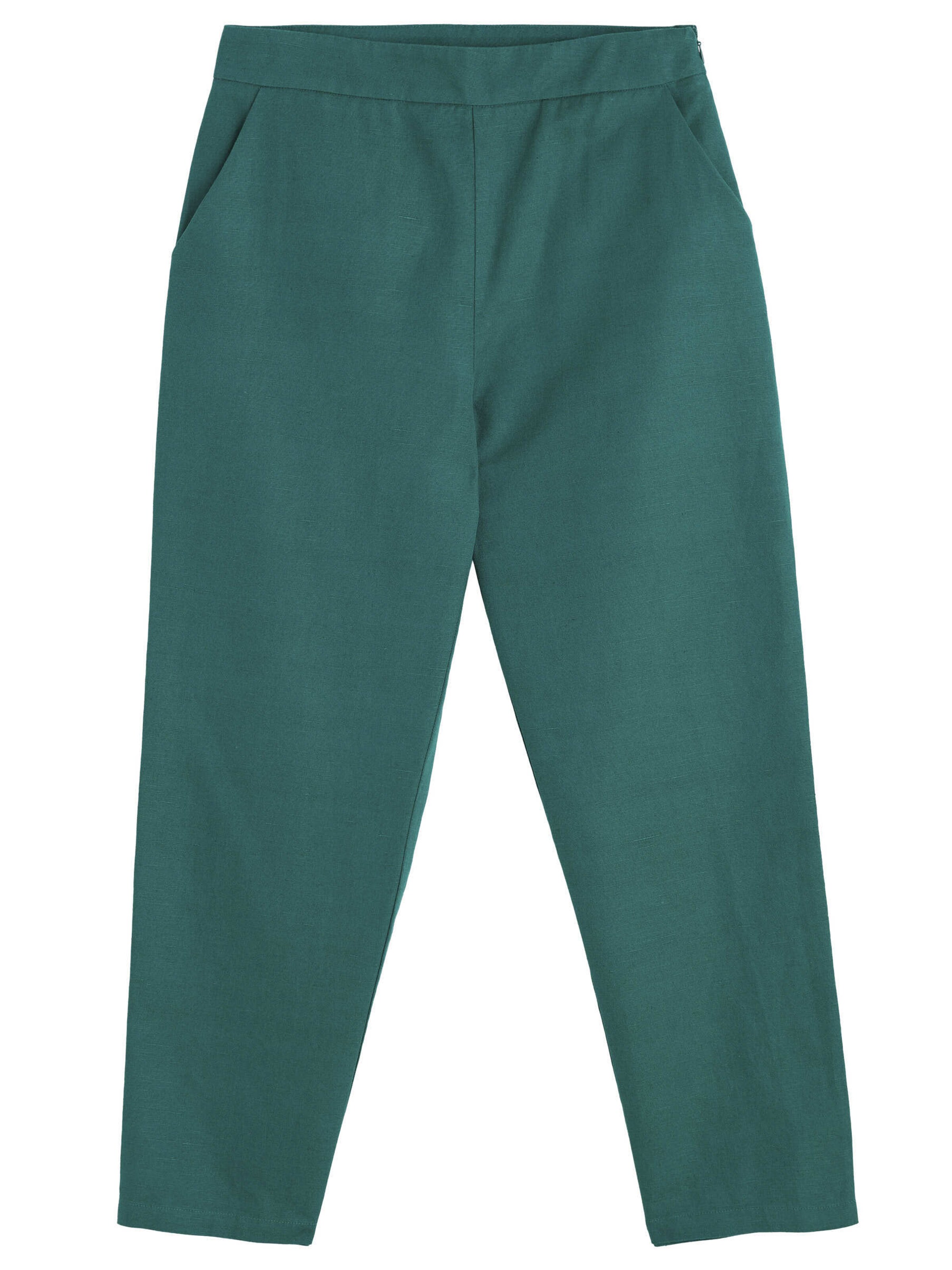 Seasalt Cornwall Regular Broek 'Westlin' in Groen: voorkant