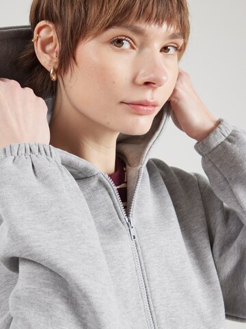 ABOUT YOU Zip-Up Hoodie 'Christina' in Grey