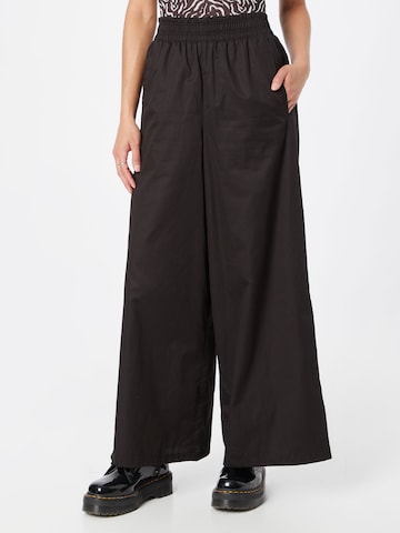 DRYKORN Wide Leg Hose 'WINDY' in Schwarz: predná strana