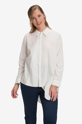 Ulla Popken Blouse in Wit: voorkant