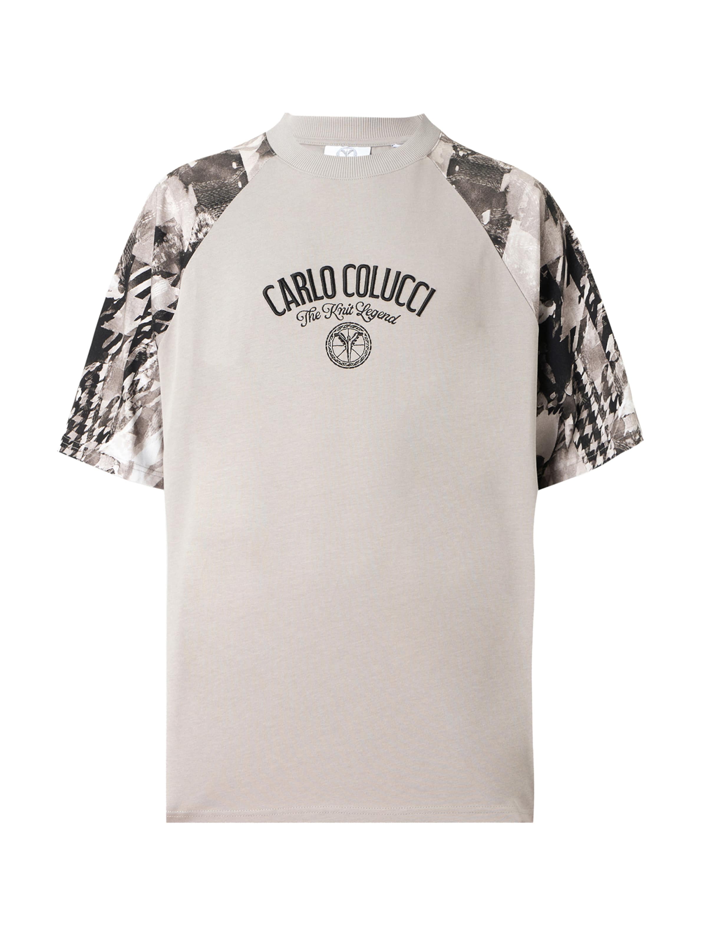 Carlo Colucci T-Shirt in Grau: Vorderseite