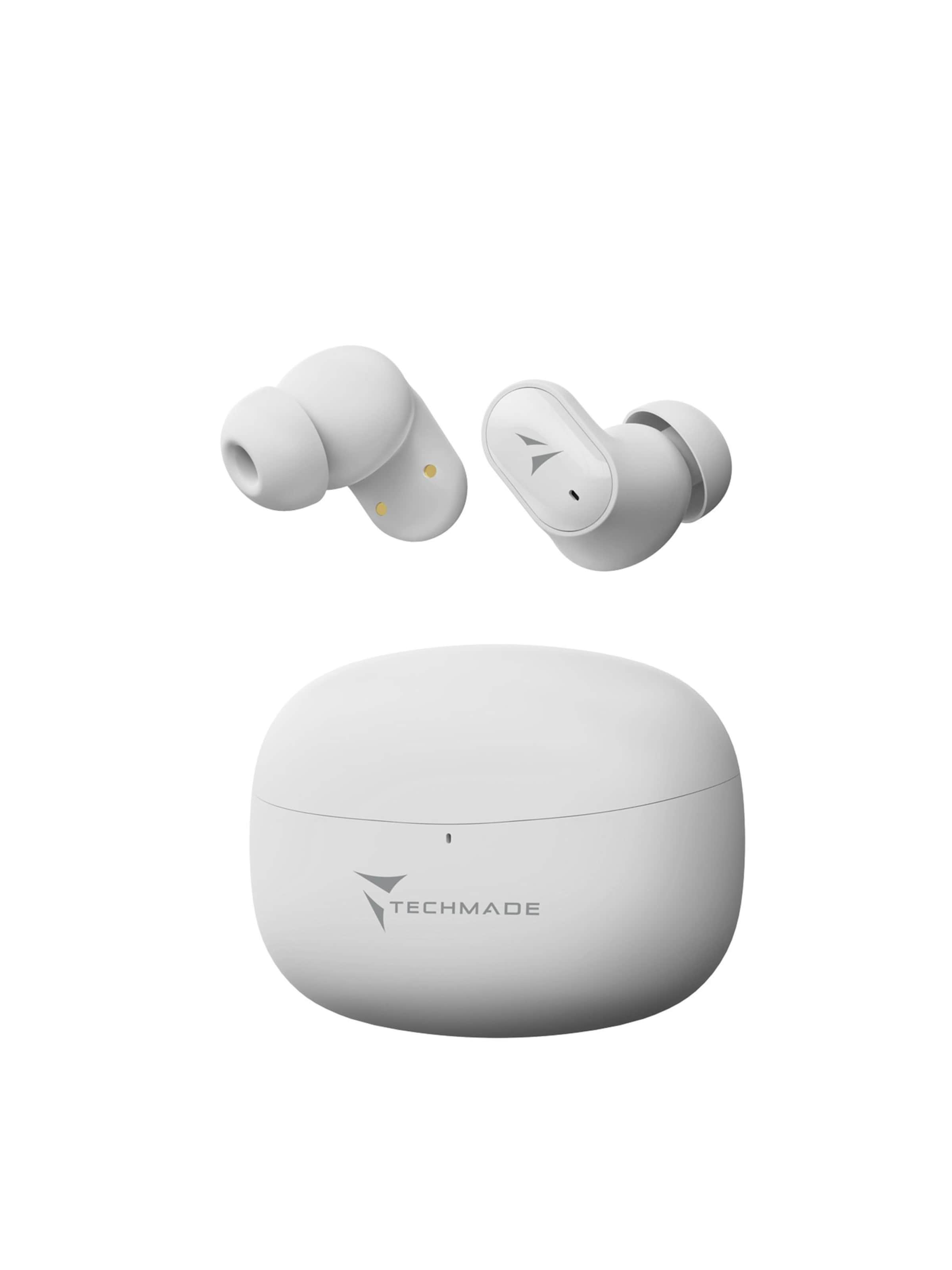 Casques 'Techmade Earbuds K111 Weiß' Techmade en blanc