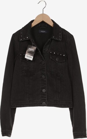 PIECES Jacket & Coat in XS in Black: front