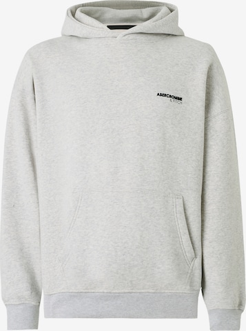 Sweat-shirt Abercrombie & Fitch en gris : devant