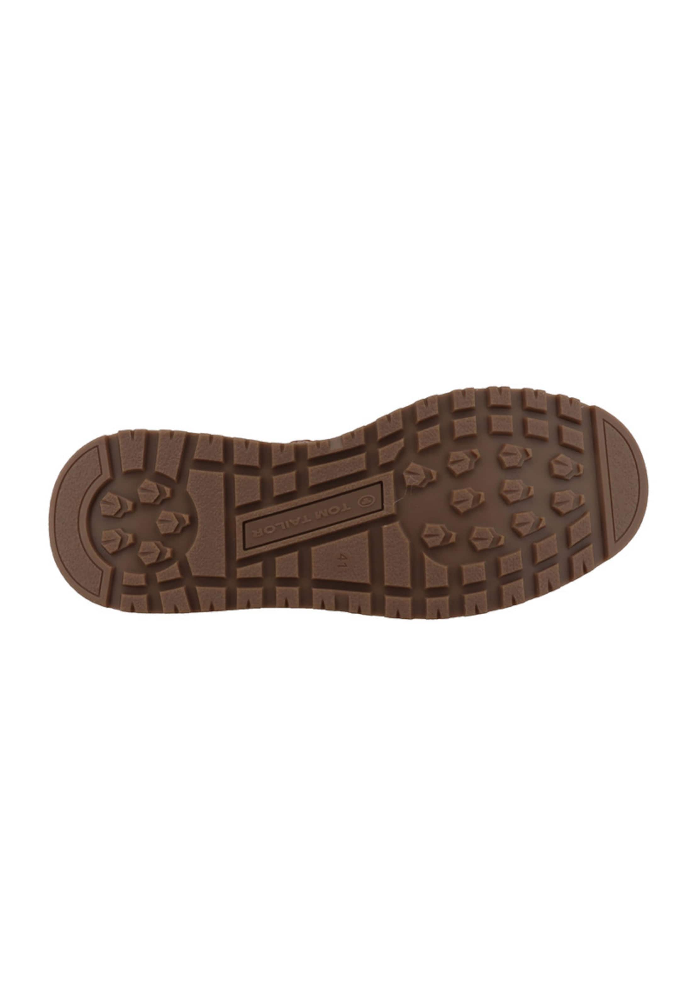 TOM TAILOR Lace-Up Boots in Brown