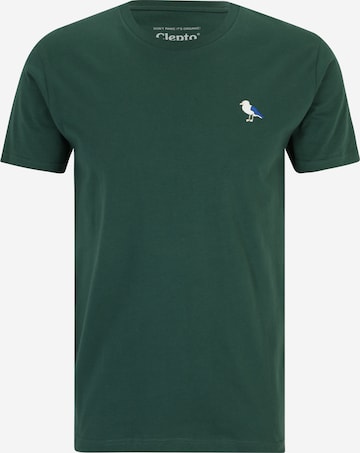 T-Shirt 'Embro Gull' Cleptomanicx en vert : devant