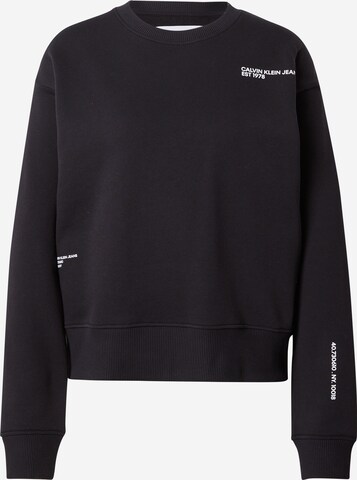 Calvin Klein Jeans Sweatshirt i blå: framsida