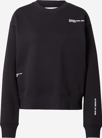 Calvin Klein Jeans Sweatshirt i blå: forside