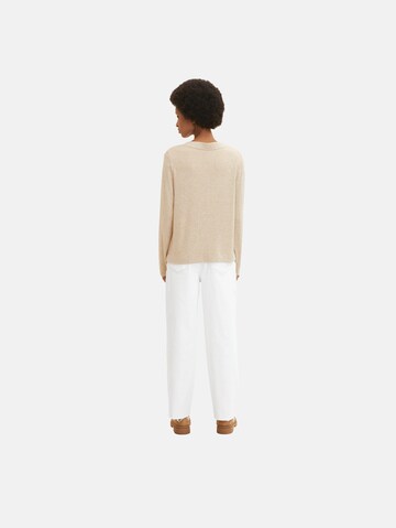 TOM TAILOR Knit cardigan in Brown