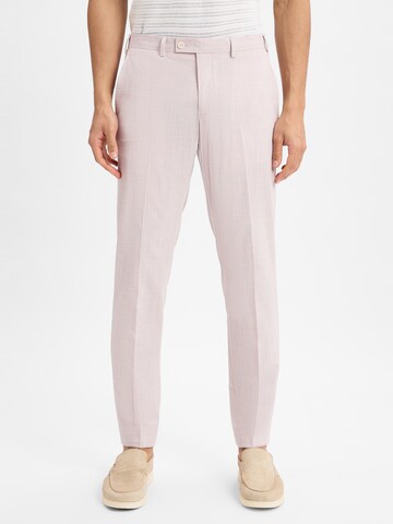 Finshley & Harding London Regular Baukasten-Hose in Pink: Vorderseite