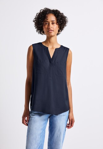 STREET ONE Blouse in Blue: front