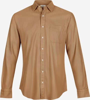 Shiwi Regular fit Skjorta 'Tyler' i beige: framsida