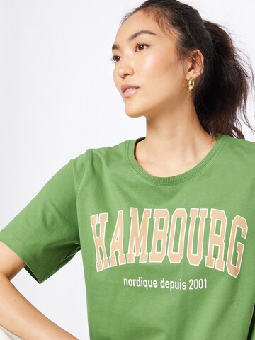 Derbe Μπλουζάκι 'Hambourg' σε πράσινο