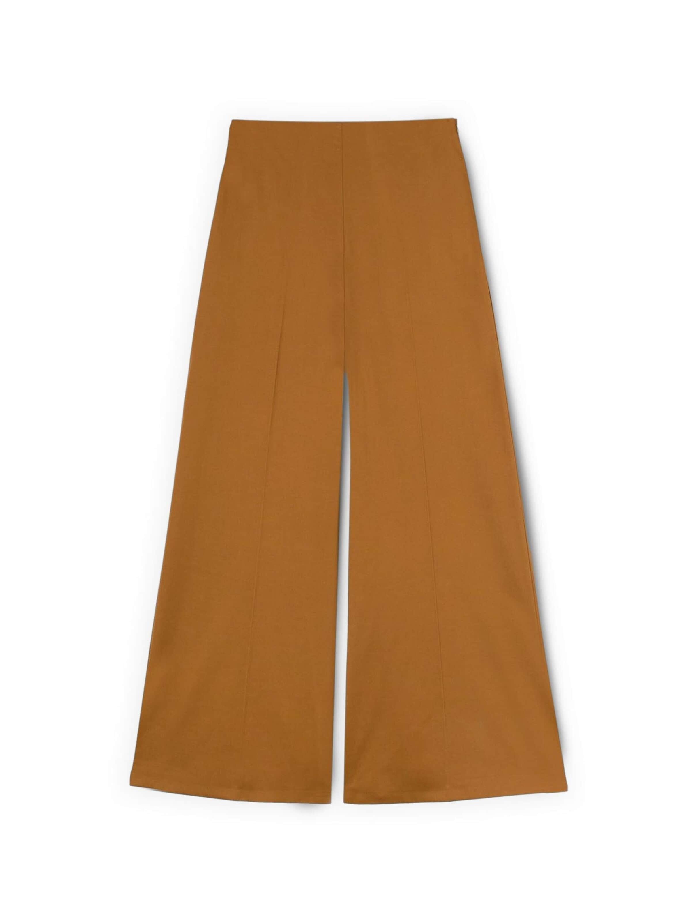 MOTIVI Wide Leg Hose‌‌‌‌‌‌‌ in Beige: Vorderseite