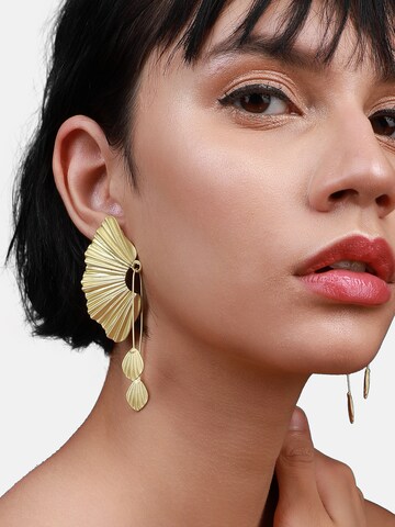 Boucles d'oreilles 'Jessamine' SOHI en or : devant