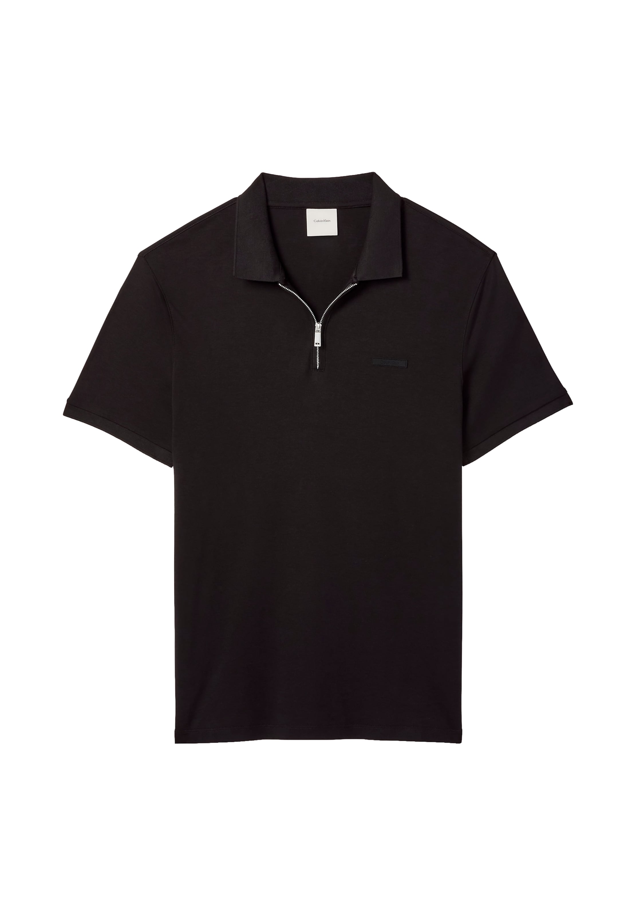 Calvin Klein Poloshirt in Schwarz: Vorderseite