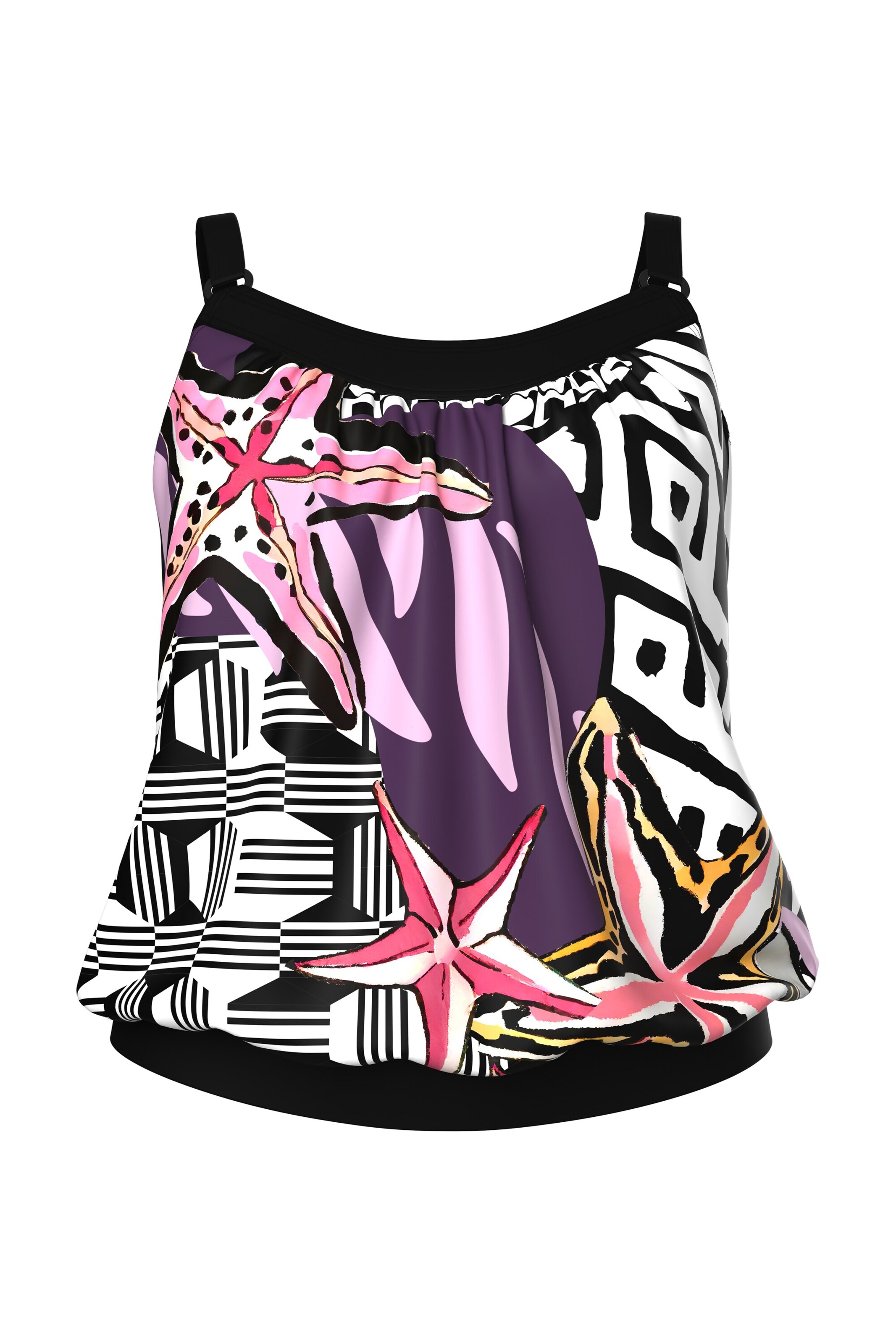 Ulla Popken T-shirt Bra in Black