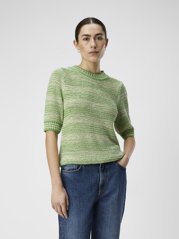 OBJECT Knitted Vest in Green: front