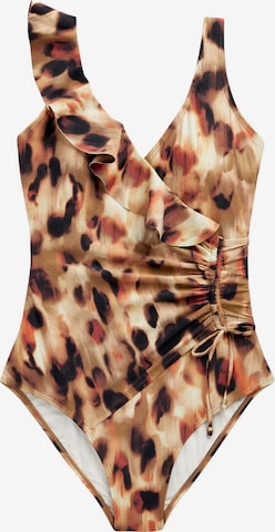 Costum de baie întreg de la Next pe bej: față