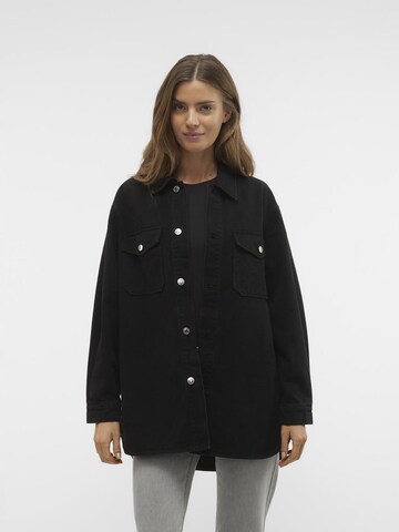 VERO MODA Blouse 'NAYA' in Zwart: voorkant