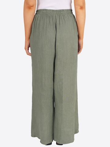 Wide Leg Pantalon 'Perla' Seasons of April en vert