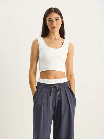 Bianco Lucci - Calças de fato em azul