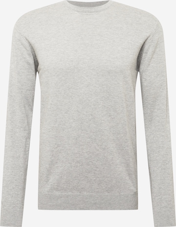 INDICODE JEANS Pullover 'Townsend' in Grau: predná strana