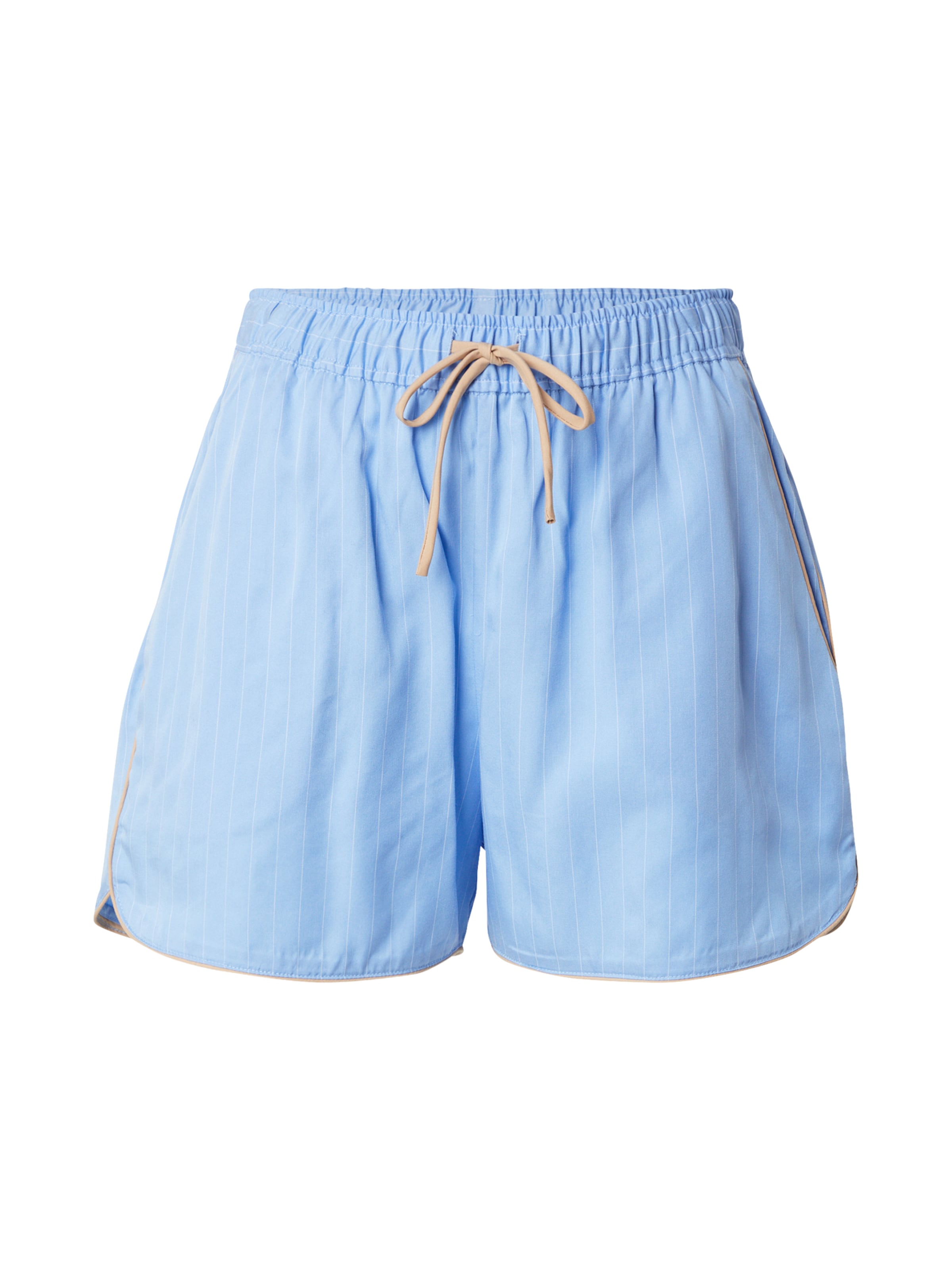 Munthe Regular Broek 'UPPI' in Blauw: voorkant