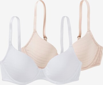 SPEIDEL Bra 'Cotton & More' in Beige: front
