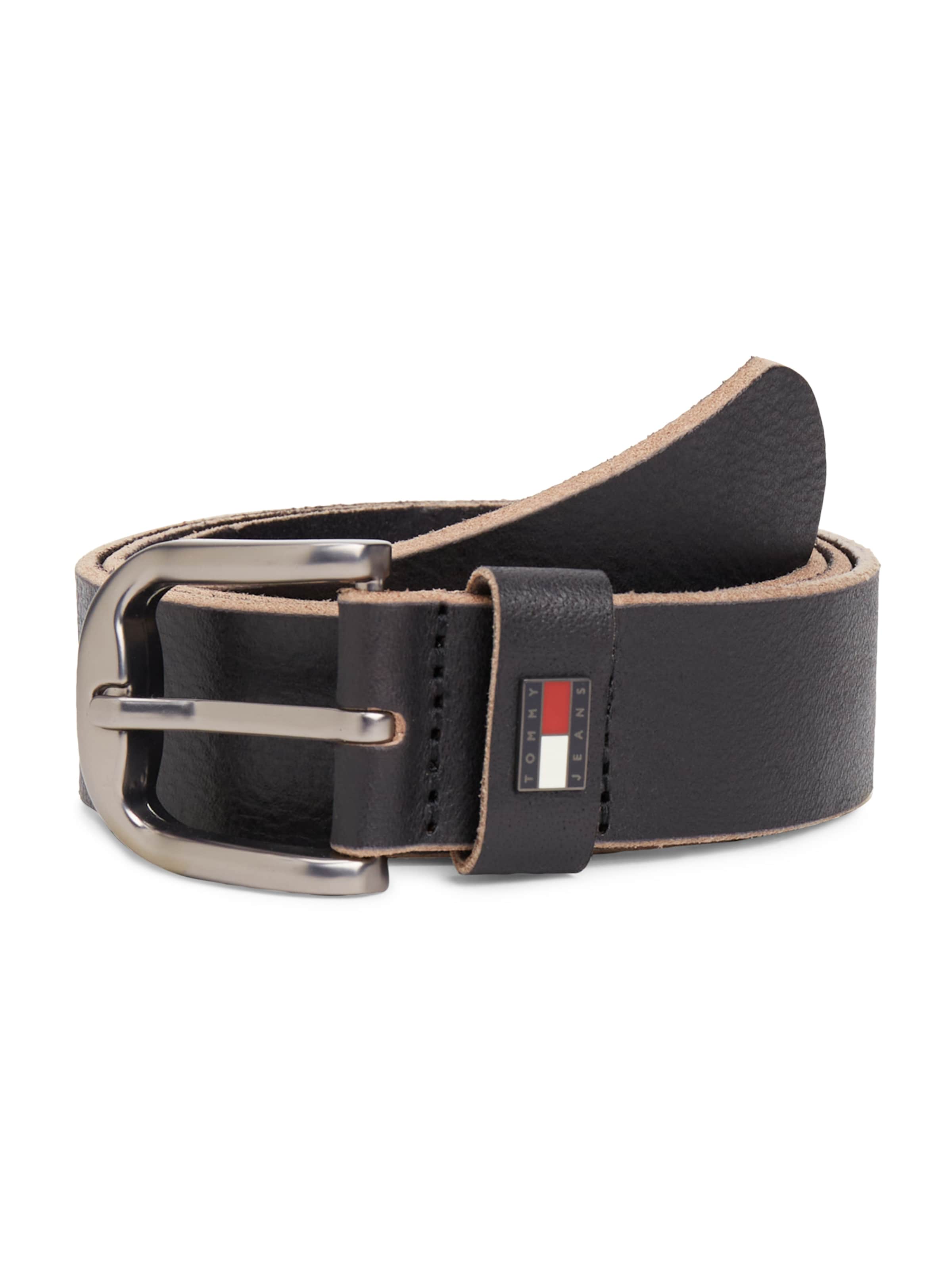 Ceinture 'OTIS' Tommy Jeans en noir : devant