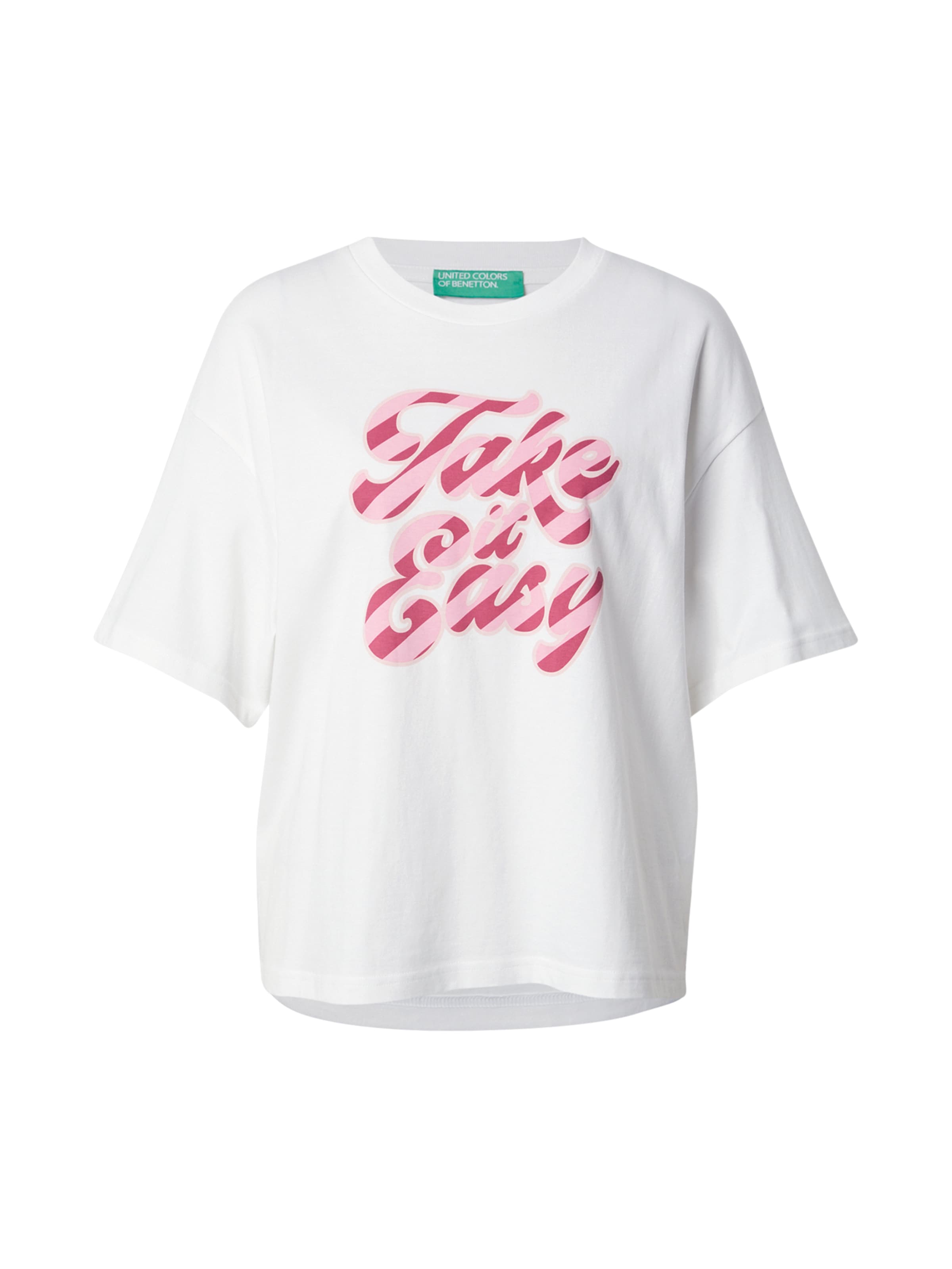 UNITED COLORS OF BENETTON Tričko – bílá: přední strana