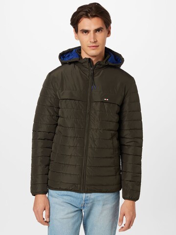 FQ1924 Between-Season Jacket 'Jacob' in Brown: front