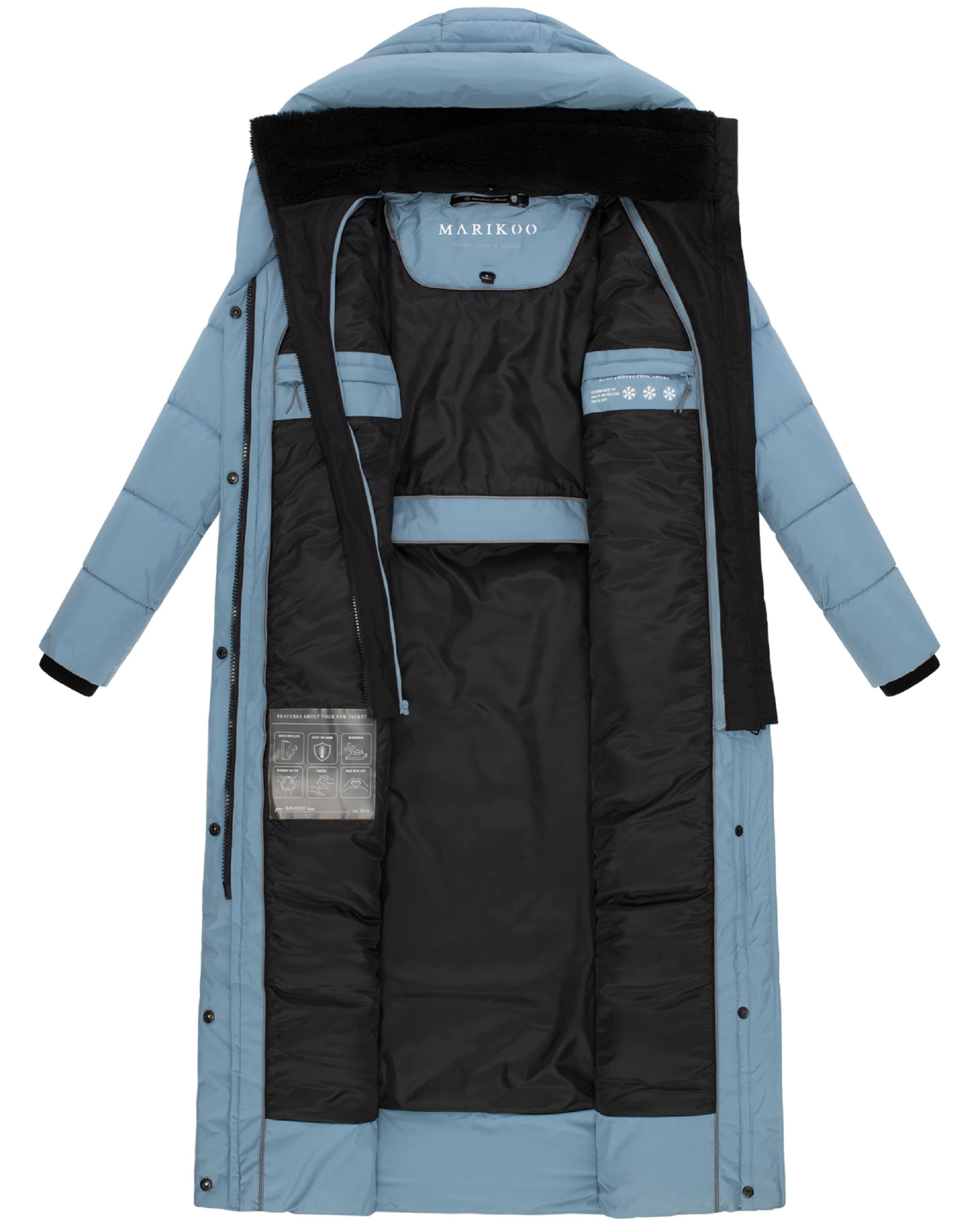 MARIKOO Winter Coat 'Pakoraa 16' in Blue