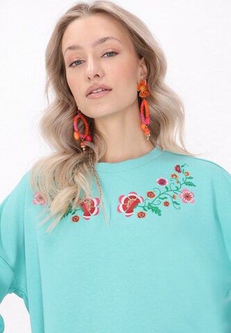 IZIA Majica 'Boho' | zelena barva