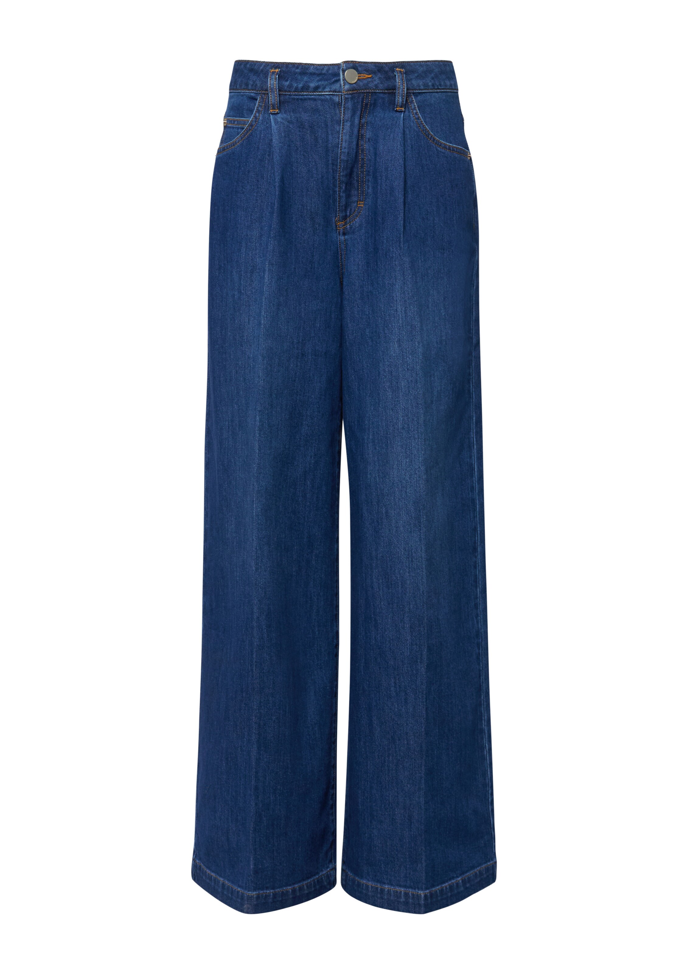 COMMA Wide leg Jeans in Blue: front